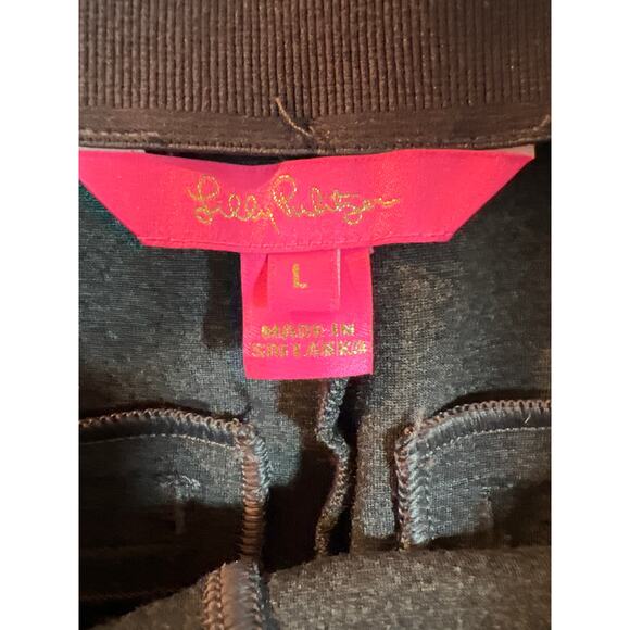 Lilly Pulitzer Nira Legging Pant In Heathered Nighttime Grey Gray Large / 12 - Picture 4 of 10